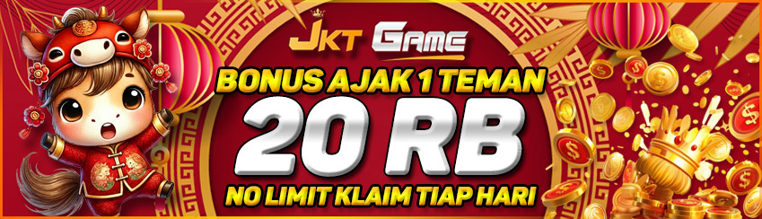 BONUS GRATIS 20 Ribu & BONUS REFERRAL SEUMUR HIDUP SEBESAR 25%
